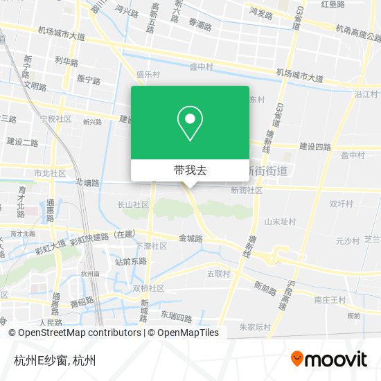 杭州E纱窗地图