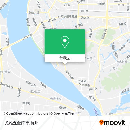 戈雅五金商行地图