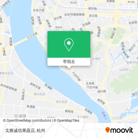 戈雅诚信果蔬店地图
