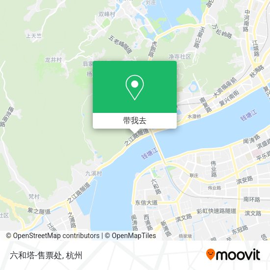 六和塔-售票处地图