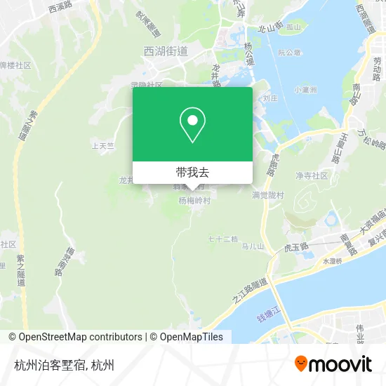 杭州泊客墅宿地图