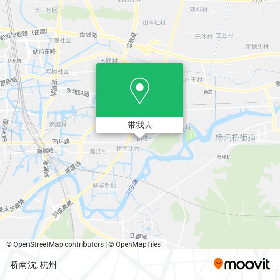 桥南沈地图