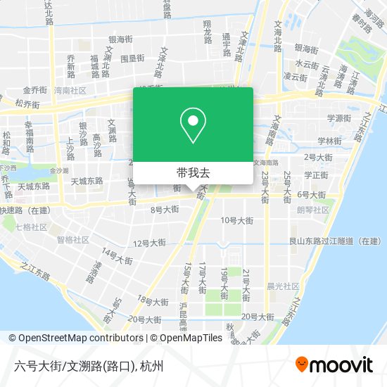 六号大街/文溯路(路口)地图