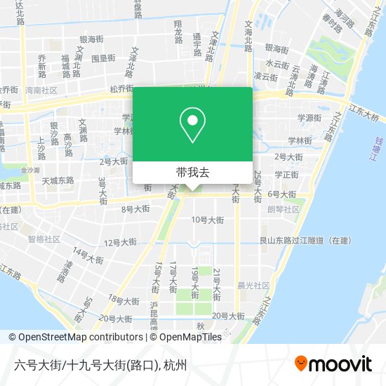 六号大街/十九号大街(路口)地图