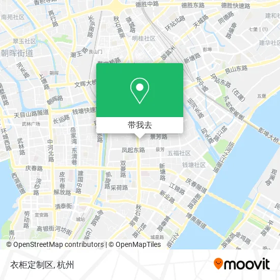 衣柜定制区地图