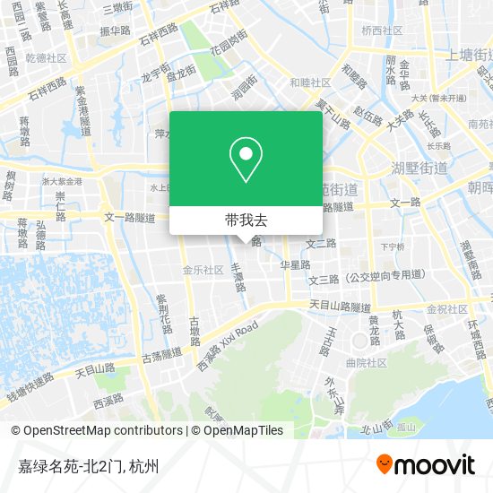 嘉绿名苑-北2门地图