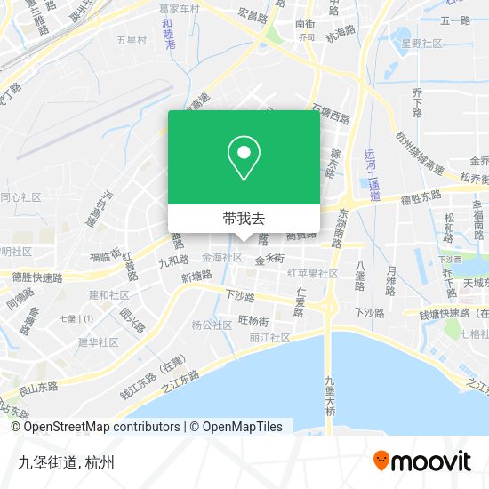九堡街道地图
