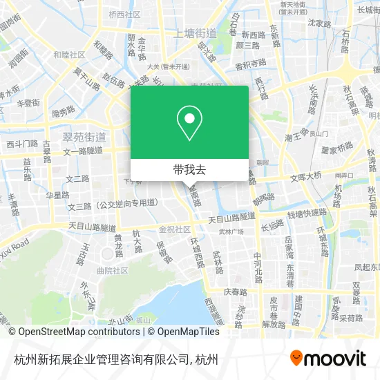 杭州新拓展企业管理咨询有限公司地图