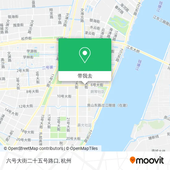 六号大街二十五号路口地图
