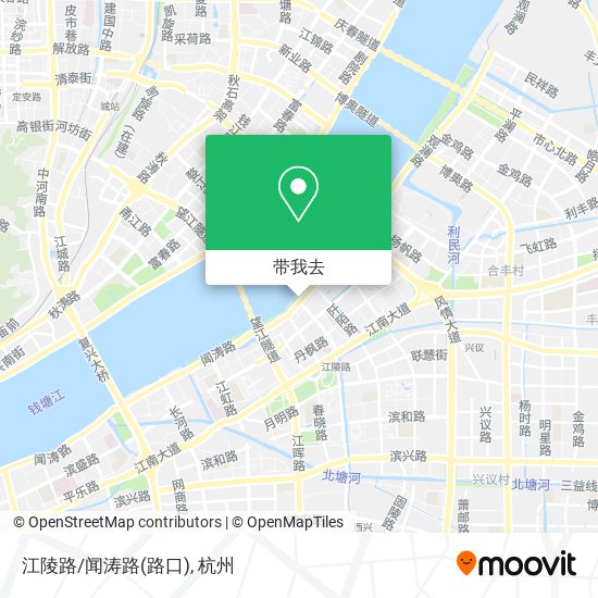 江陵路/闻涛路(路口)地图