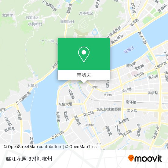临江花园-37幢地图