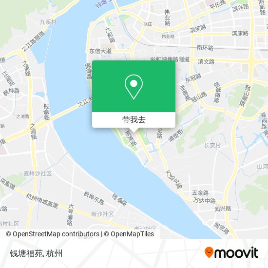 钱塘福苑地图