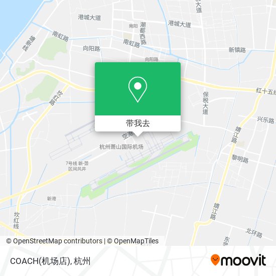 COACH(机场店)地图