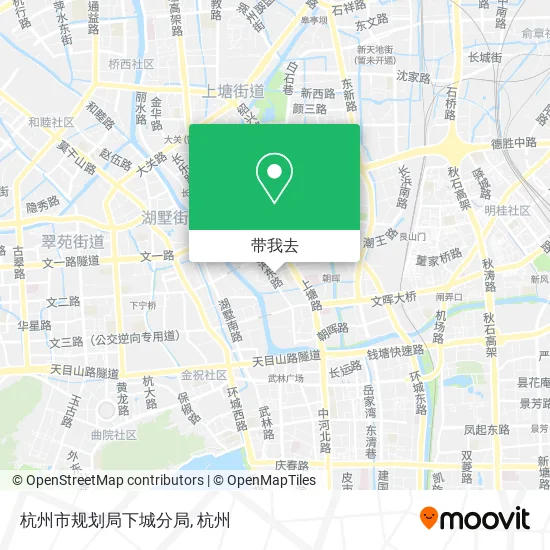 杭州市规划局下城分局地图