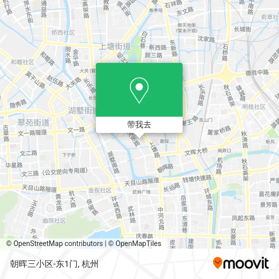 朝晖三小区-东1门地图