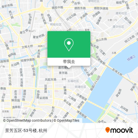 景芳五区-53号楼地图