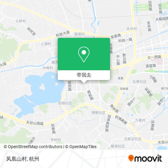 凤凰山村地图