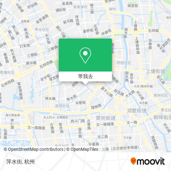 萍水街地图
