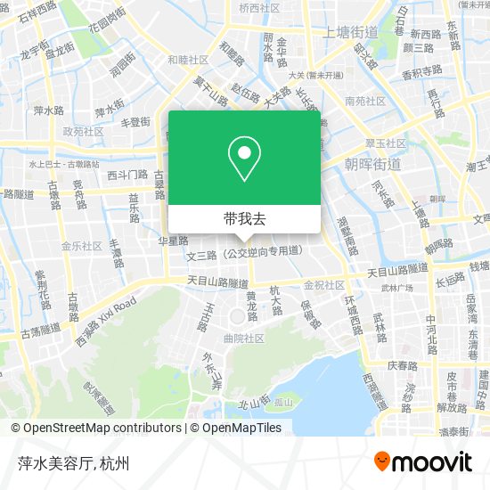 萍水美容厅地图