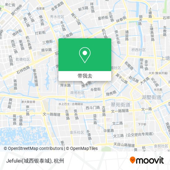 Jefulei(城西银泰城)地图