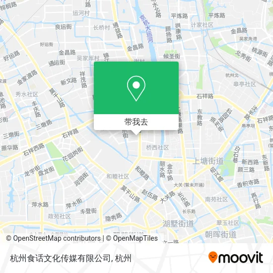 杭州食话文化传媒有限公司地图