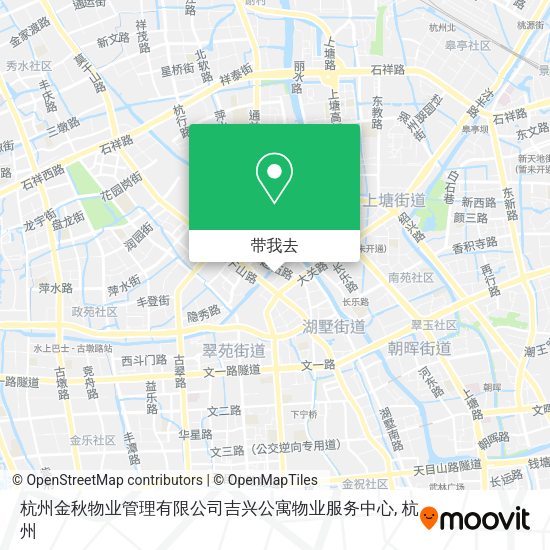 杭州金秋物业管理有限公司吉兴公寓物业服务中心地图