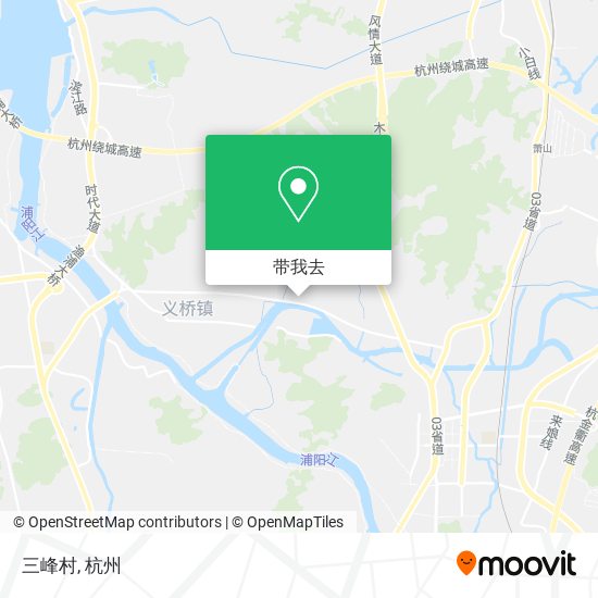 三峰村地图