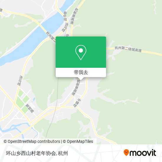 环山乡西山村老年协会地图