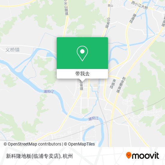 新科隆地板(临浦专卖店)地图