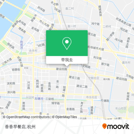 香香早餐店地图