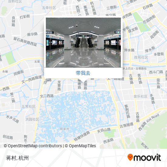 蒋村地图