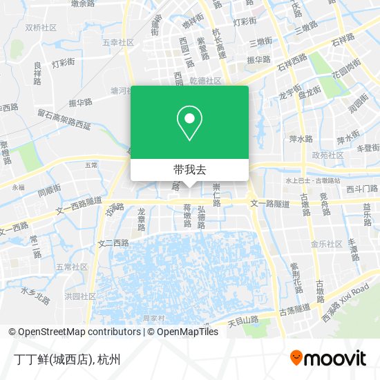 丁丁鲜(城西店)地图