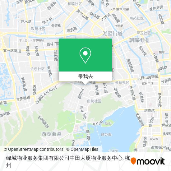 绿城物业服务集团有限公司中田大厦物业服务中心地图