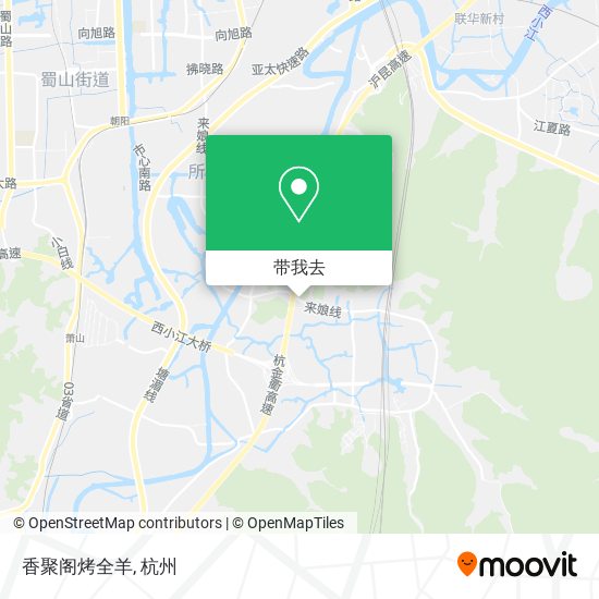 香聚阁烤全羊地图