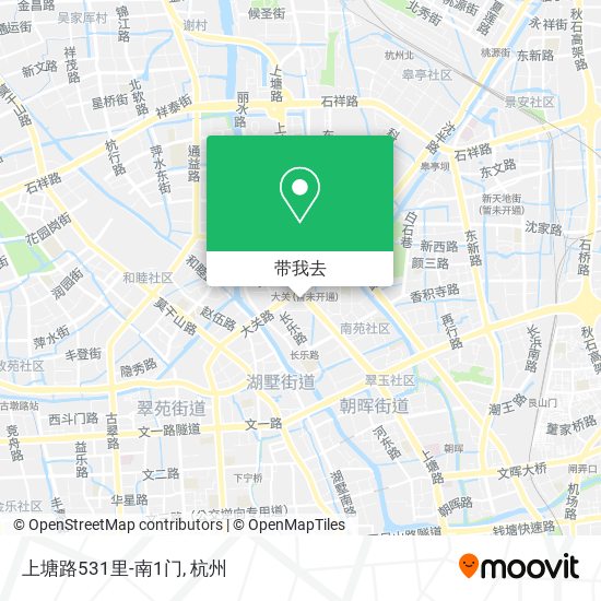 上塘路531里-南1门地图