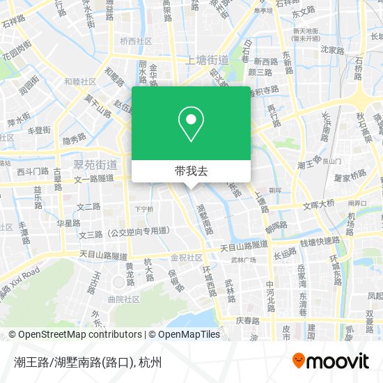 潮王路/湖墅南路(路口)地图
