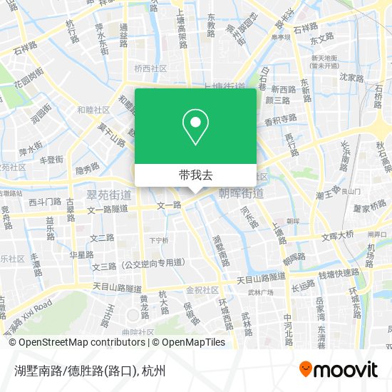 湖墅南路/德胜路(路口)地图