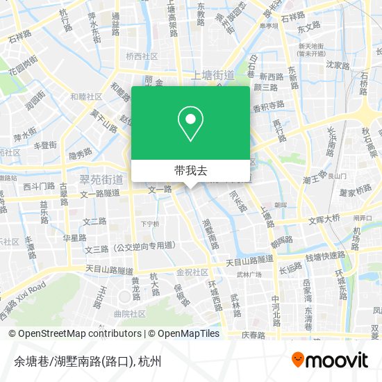 余塘巷/湖墅南路(路口)地图