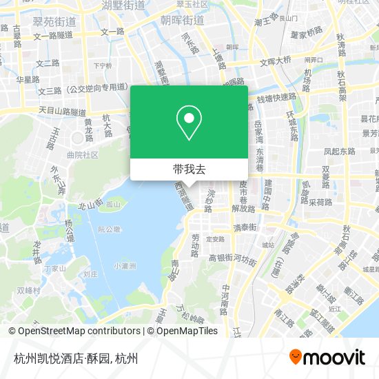 杭州凯悦酒店·酥园地图