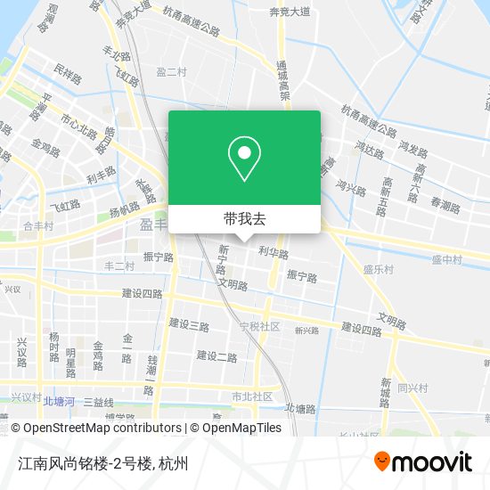 江南风尚铭楼-2号楼地图