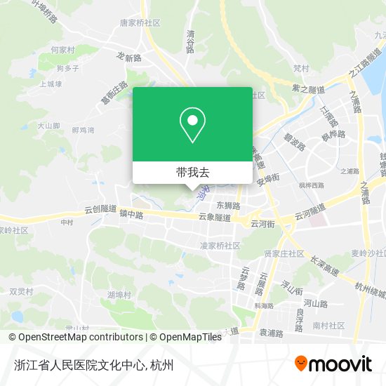 浙江省人民医院文化中心地图
