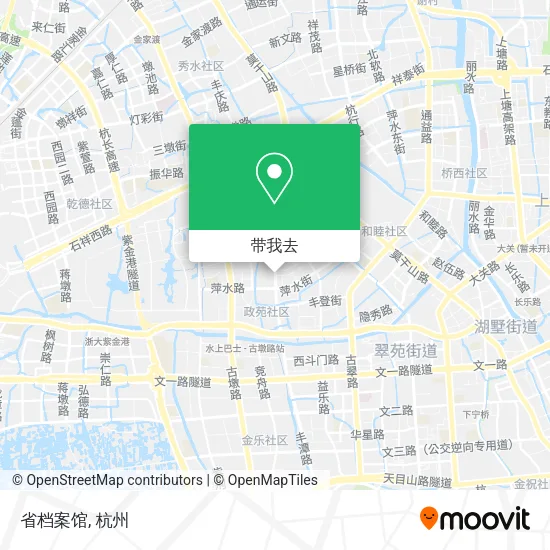 省档案馆地图