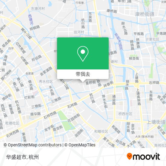 华盛超市地图
