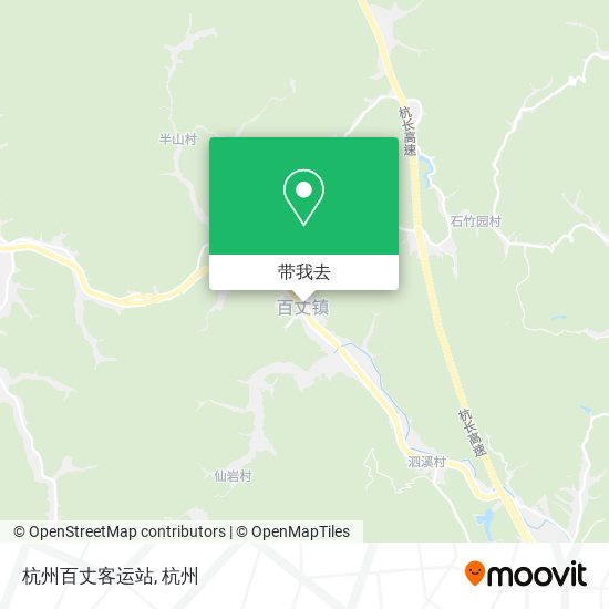 杭州百丈客运站地图