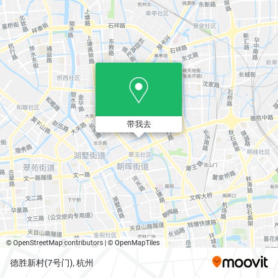 德胜新村(7号门)地图