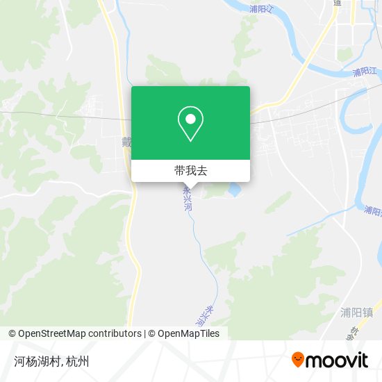 河杨湖村地图