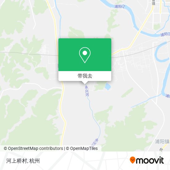 河上桥村地图