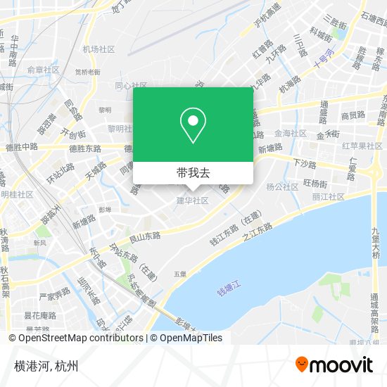 横港河地图