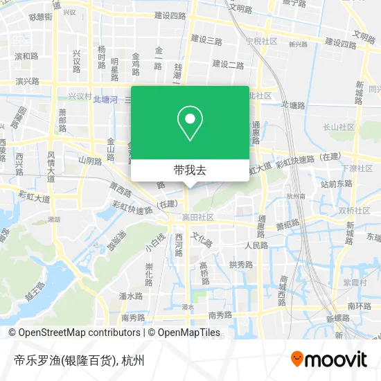 帝乐罗渔(银隆百货)地图