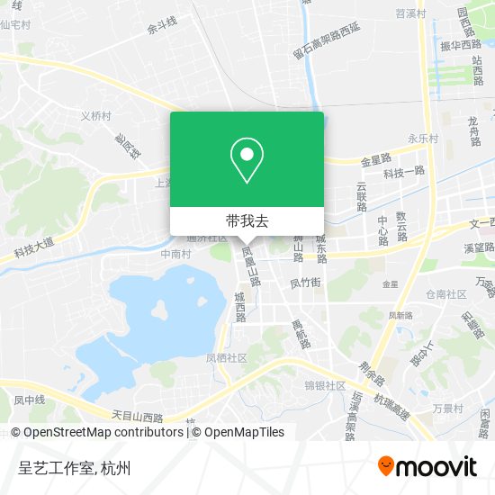 呈艺工作室地图